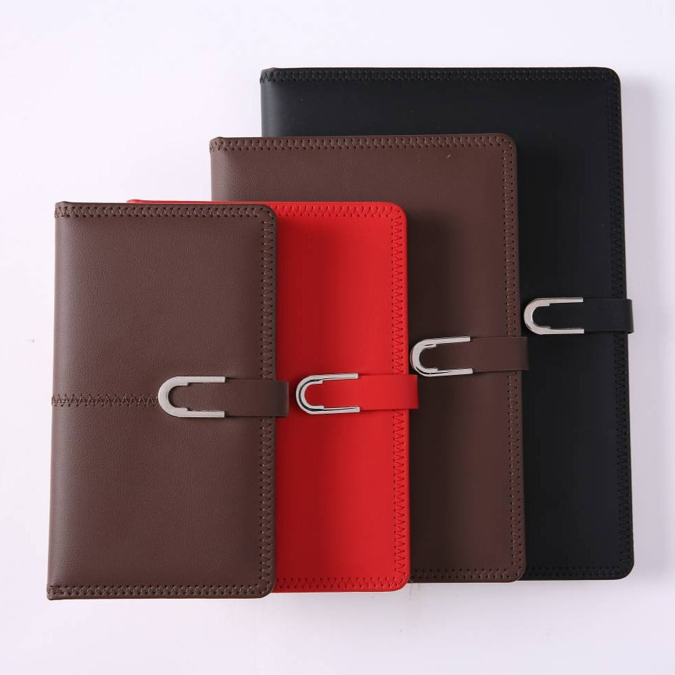 Business Magnetic Leather Notebook