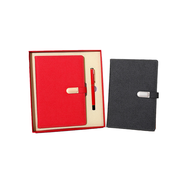 Business Leather Loose-Leaf Folder Gift Box