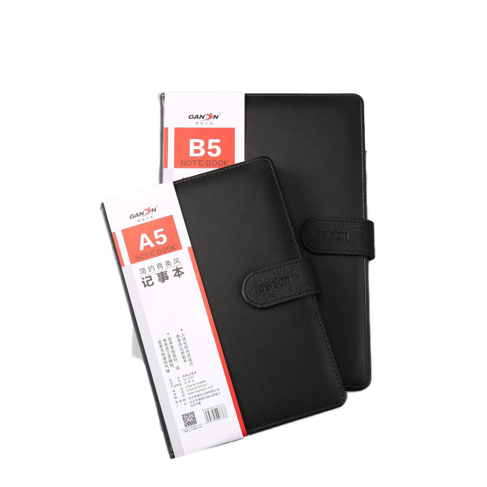 Simple Business Style Leather Notebook