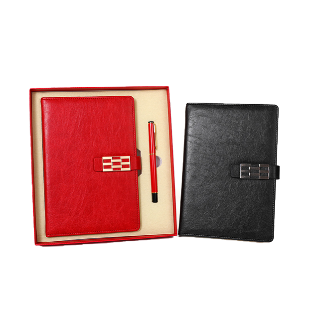 Business Leather Loose-Leaf Folder Gift Box