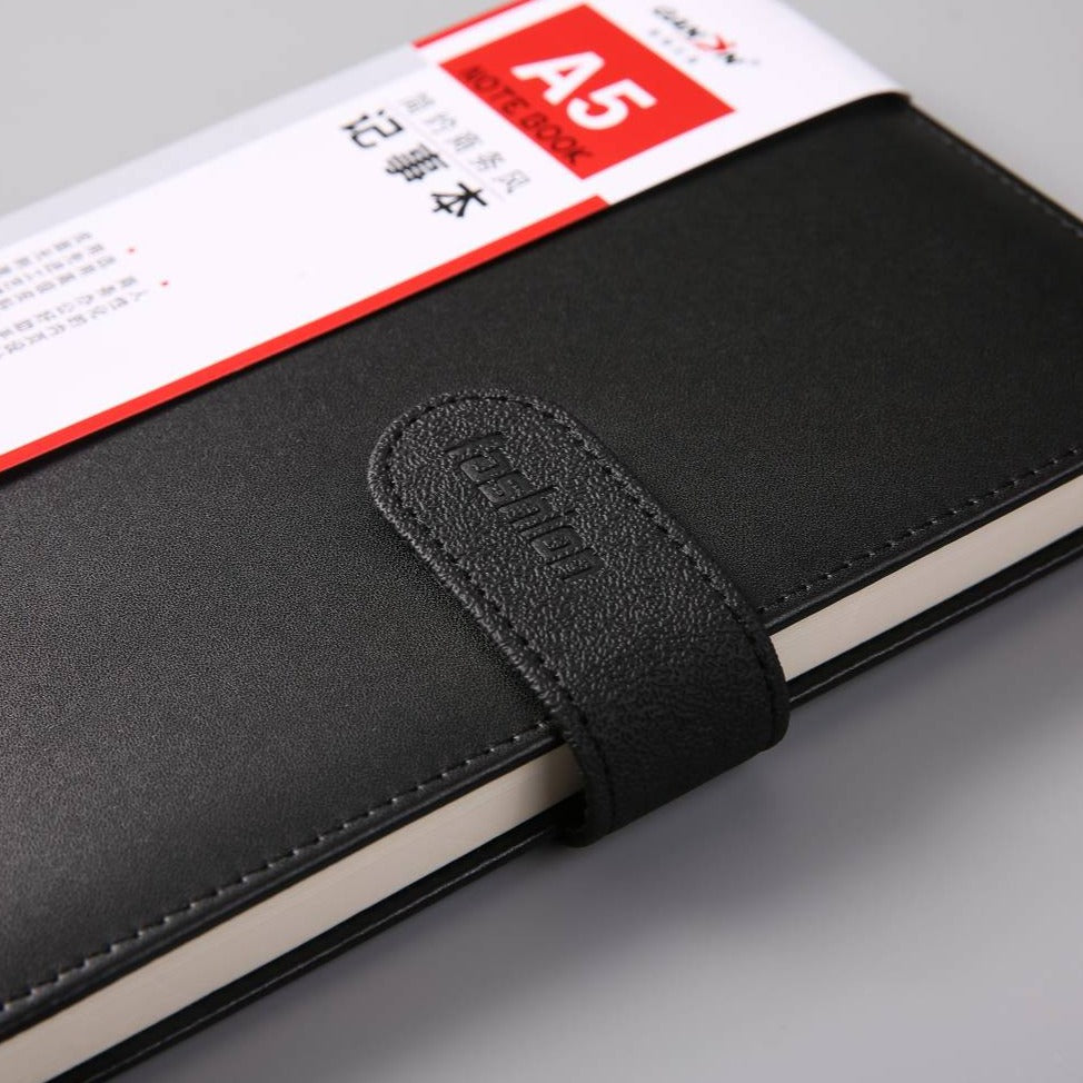 Simple Business Style Leather Notebook