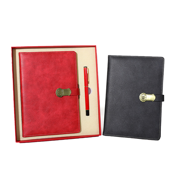 Business Leather Loose-Leaf Folder Gift Box