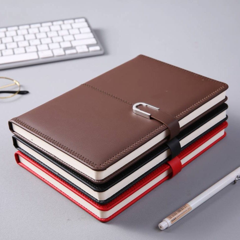 Business Magnetic Leather Notebook