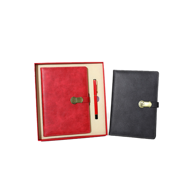 Business Leather Loose-Leaf Folder Gift Box