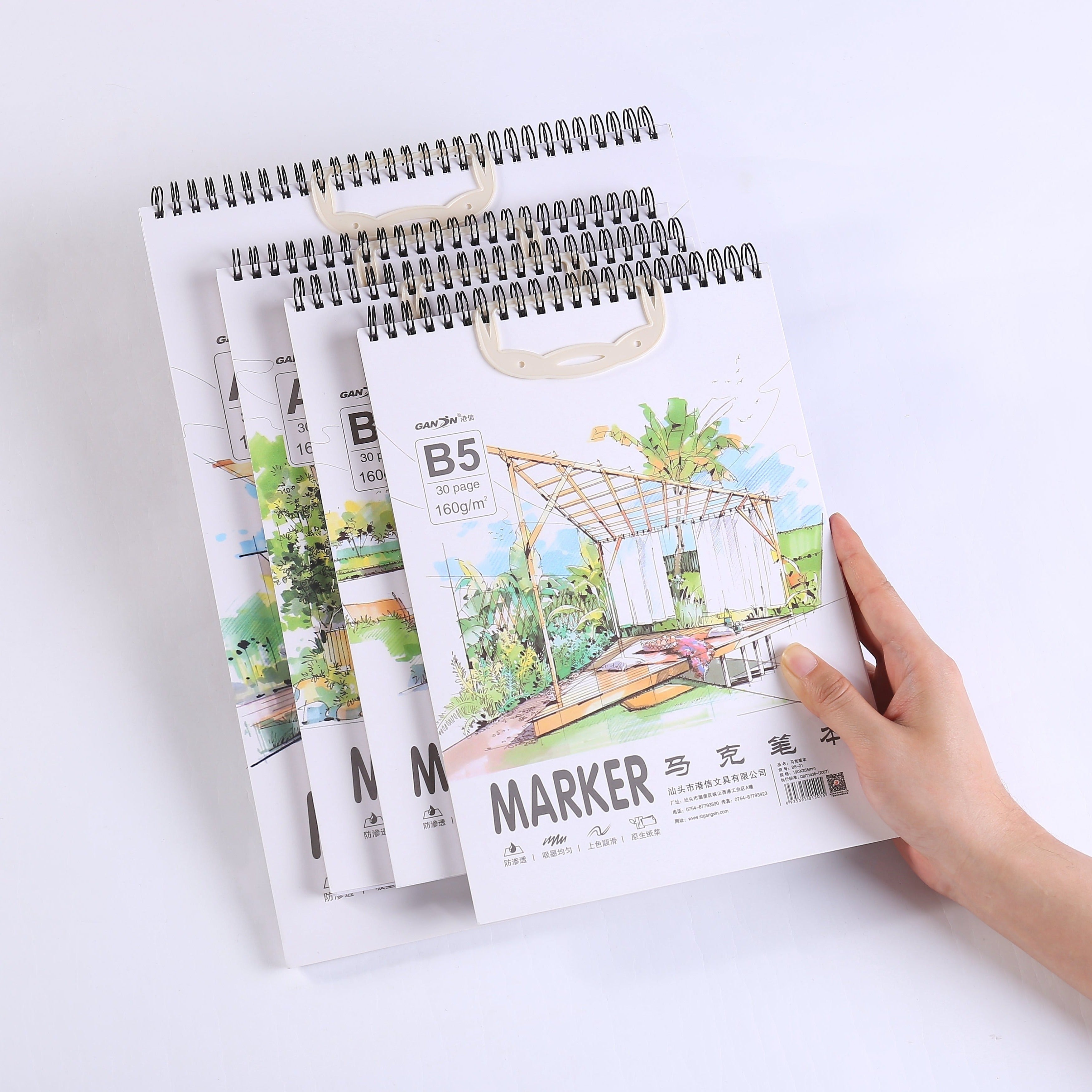 Simple Retro Marker Notebook