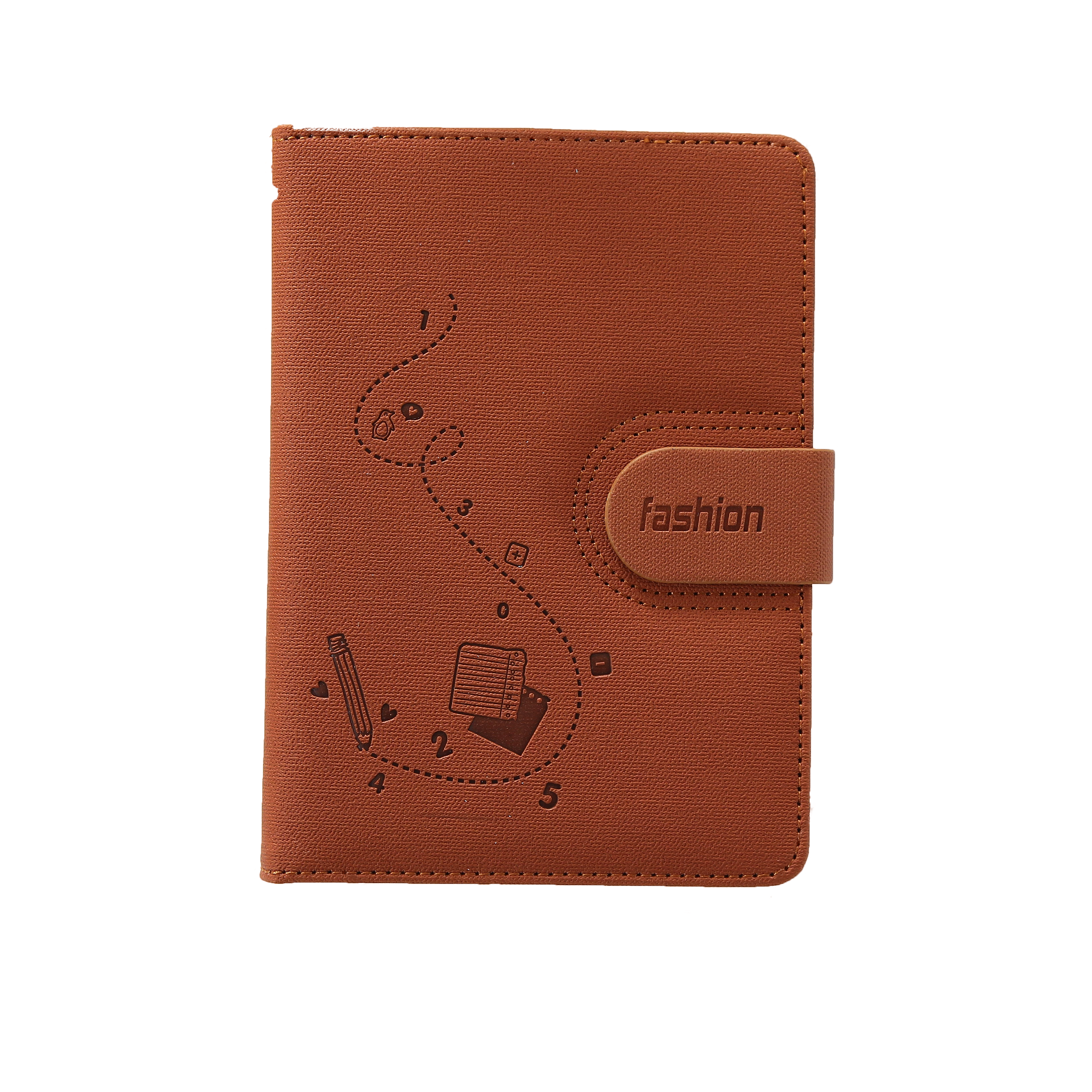 Printed Magnetic Leather Notebook