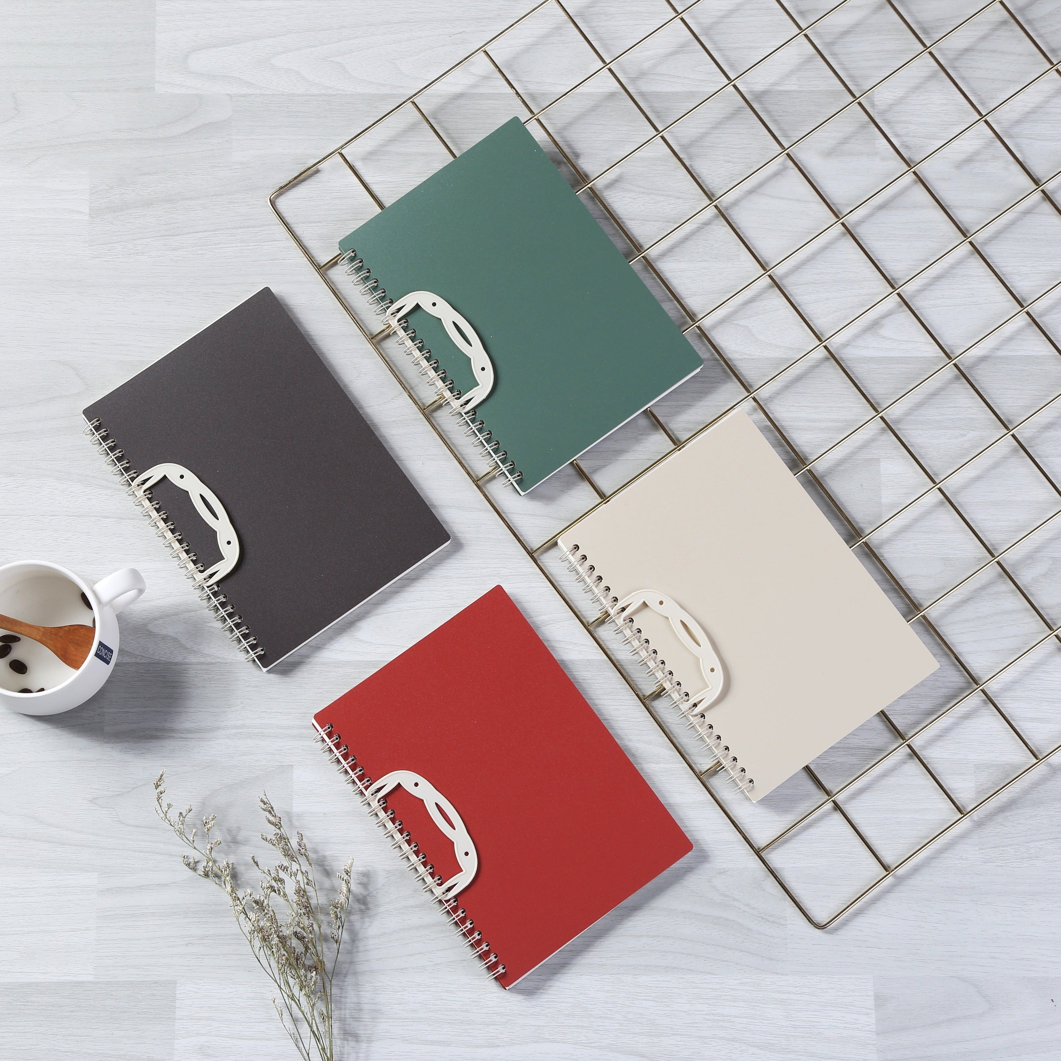 Solid Color Simple Student Coil Book