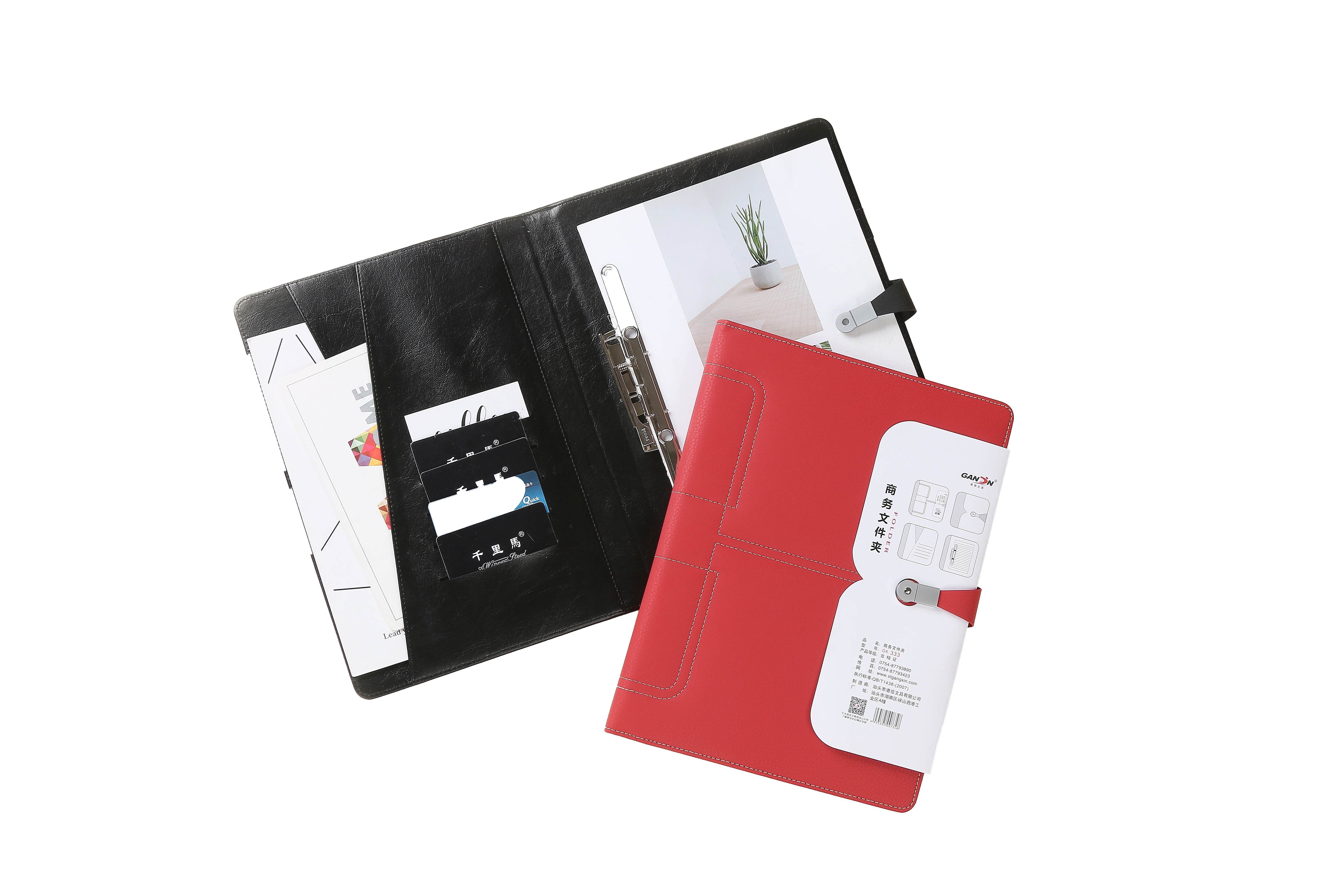 Business Leather Loose Leaf Book